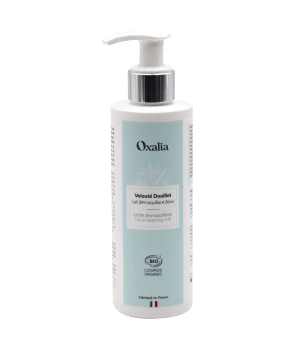 Lait démaquillant visage bio Velouté Douillet Oxalia